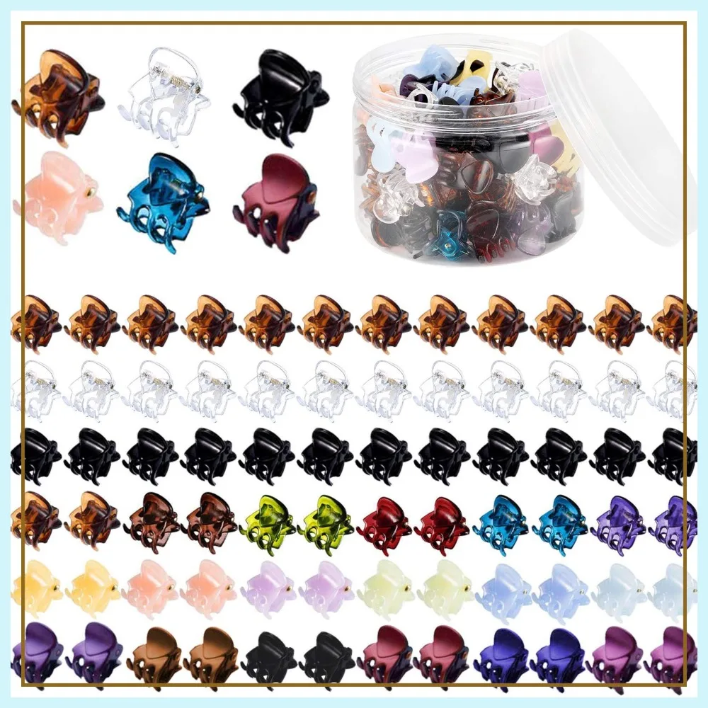 72 Pcs Mini Hair Claw Clips Assorted Colors Non Slip Tiny Plastic Jaw Clamps for Women
72 Pcs Mini Hair Claw Clips Assorted Colors Non Slip Tiny Plastic Jaw Clamps for Women