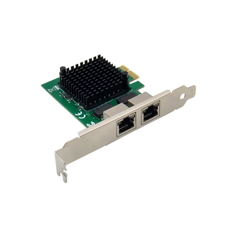 ГОРЯЧАЯ ПРОДАЖА Серверная сетевая карта PCI-E X1 2,5G Двухпортовая гигабитная сетевая карта I225-V Ethernet-контроллер Двухпортовые порты 2,5GbE RJ45
ГОРЯЧАЯ ПРОДАЖА Серверная сетевая карта PCI-E X1 2,5G Двухпортовая гигабитная сетевая карта I225-V Ethernet-контроллер Двухпортовые порты 2,5GbE RJ45