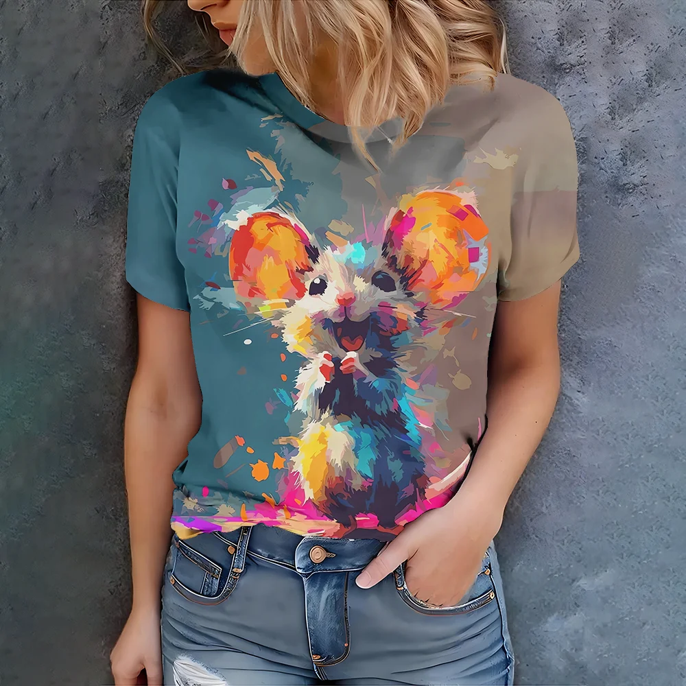Women's T-shirt 3D T-shirt Fashion Round Neck Summer Short Sleeve Street Wear Women's Casual T-shirt Women's
Women's T-shirt 3D T-shirt Fashion Round Neck Summer Short Sleeve Street Wear Women's Casual T-shirt Women's