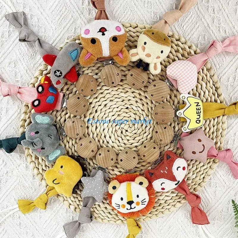 090B Baby Pacifier Clip for Infant Newborn Toddlers Cotton Wooden Pacifiers Chain Nipple Soother Dummy Holder Boys Girls Shower
090B Baby Pacifier Clip for Infant Newborn Toddlers Cotton Wooden Pacifiers Chain Nipple Soother Dummy Holder Boys Girls Shower