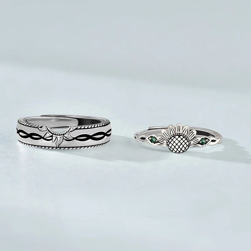 Vintage Fashion Simple Sun Couple Ring Engagement Wedding Opening Ring Banquet Jewelry Accessories Gift
Vintage Fashion Simple Sun Couple Ring Engagement Wedding Opening Ring Banquet Jewelry Accessories Gift