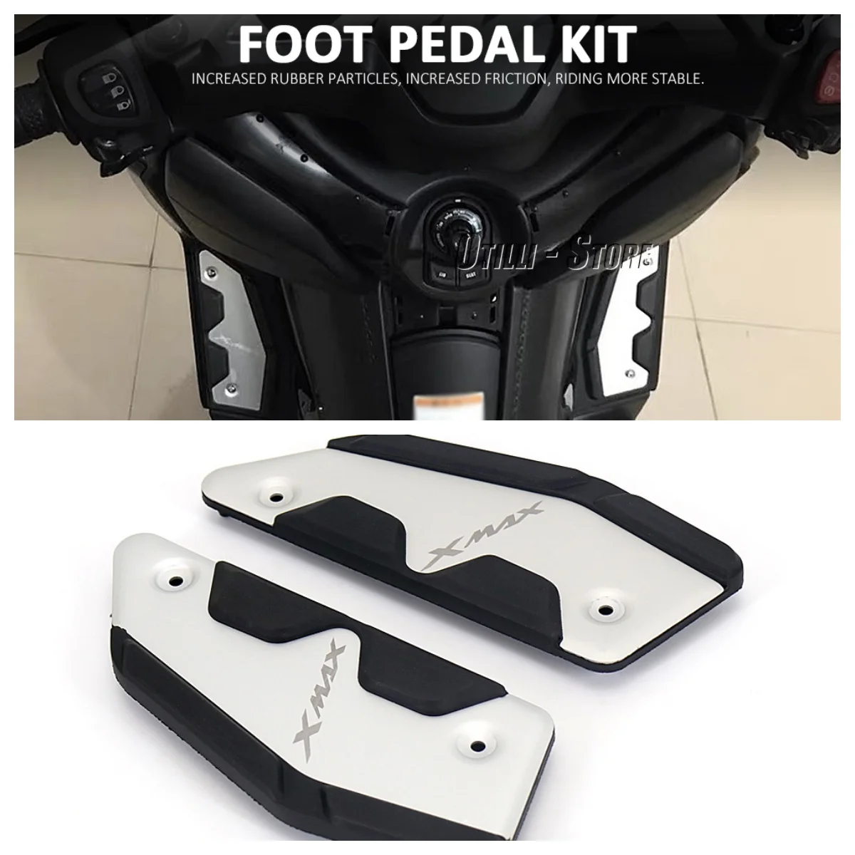 New Motorcycle Aluminum Footrest Foot Pad Pedal Skid Plate Footboards For Yamaha X-MAX 125 250 300 400 XMAX125 X-MAX250 xmax300
New Motorcycle Aluminum Footrest Foot Pad Pedal Skid Plate Footboards For Yamaha X-MAX 125 250 300 400 XMAX125 X-MAX250 xmax300