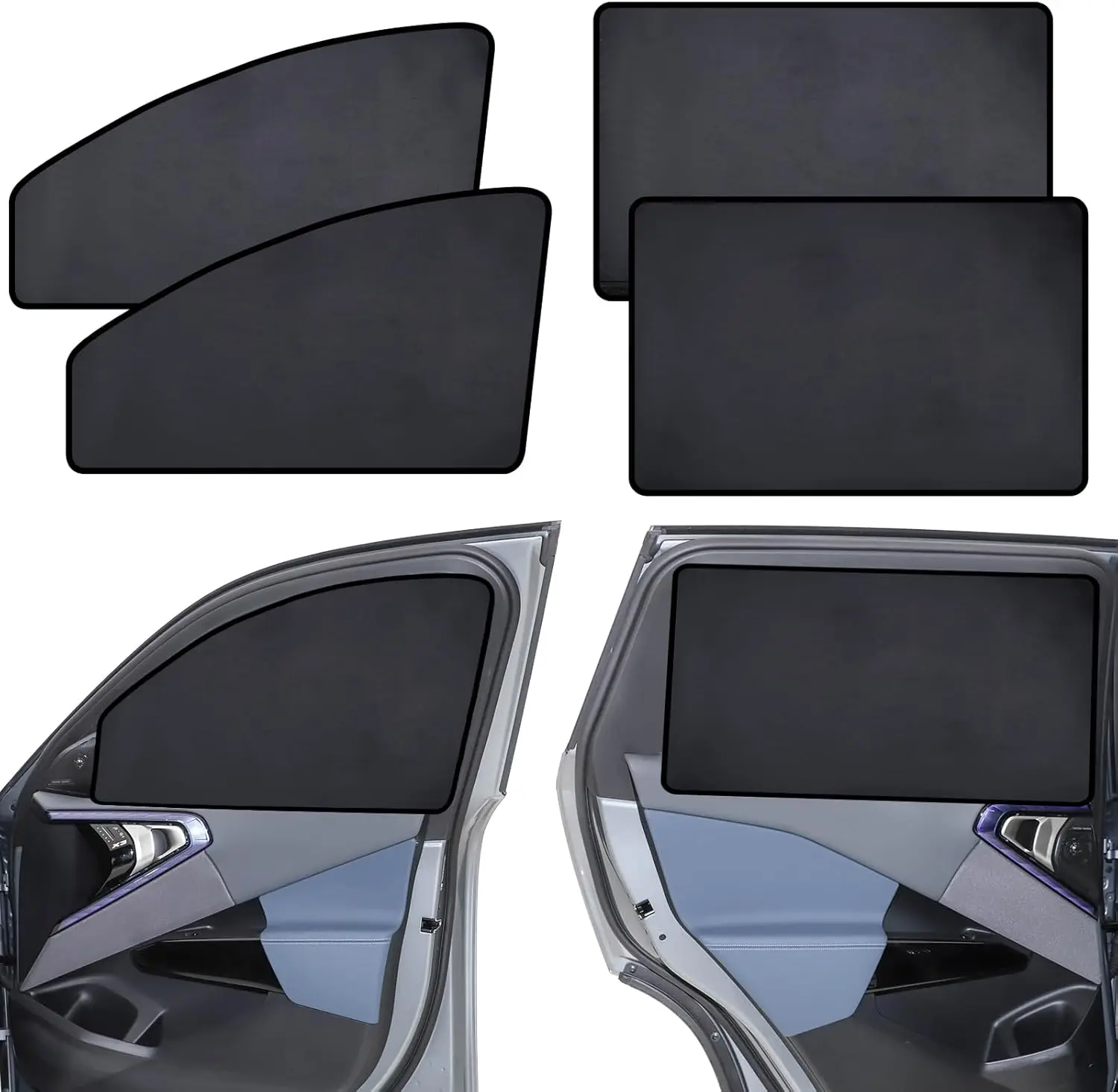 Замшевые автомобильные шторы — магнитный блокатор конфиденциальности и тепла, 4 шт. для безопасности детей, кемпинга, путешествий
Замшевые автомобильные шторы — магнитный блокатор конфиденциальности и тепла, 4 шт. для безопасности детей, кемпинга, путешествий