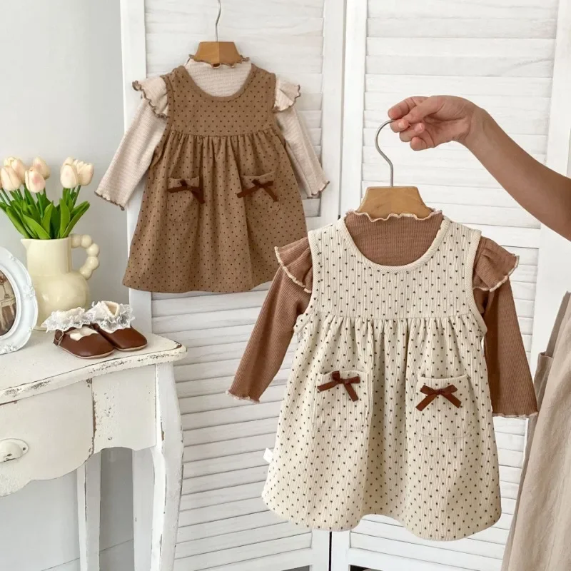 0-5T Summer Girls Sleeveless Princess Dress Korean Style Cute Dot Children's Corduroy Dress Kids Girl Striped Long Sleeve Tee
0-5T Summer Girls Sleeveless Princess Dress Korean Style Cute Dot Children's Corduroy Dress Kids Girl Striped Long Sleeve Tee