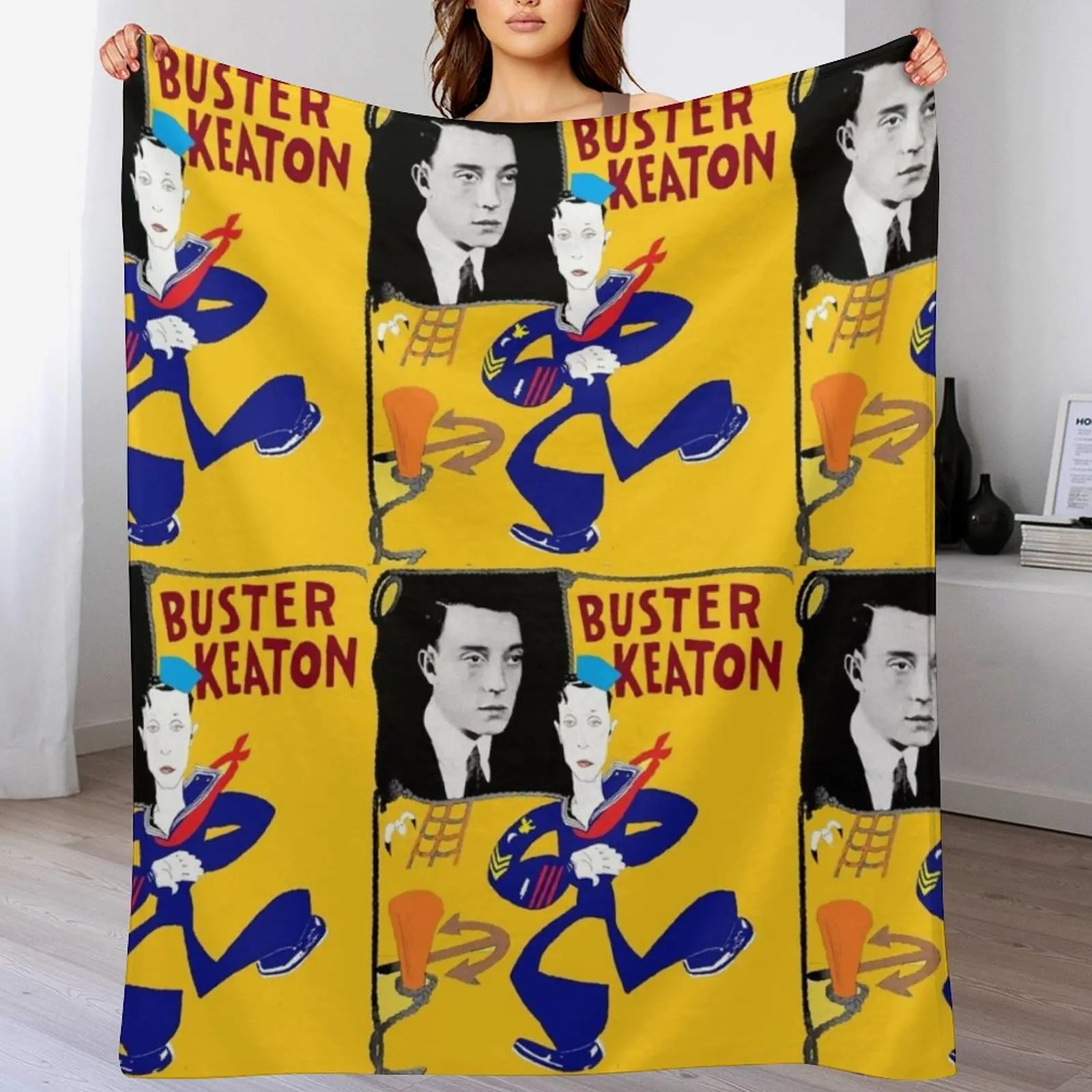 BUSTER KEATON The Navigator comic art Throw Blanket Soft Bedroom Blanket for Night Sleeping
BUSTER KEATON The Navigator comic art Throw Blanket Soft Bedroom Blanket for Night Sleeping