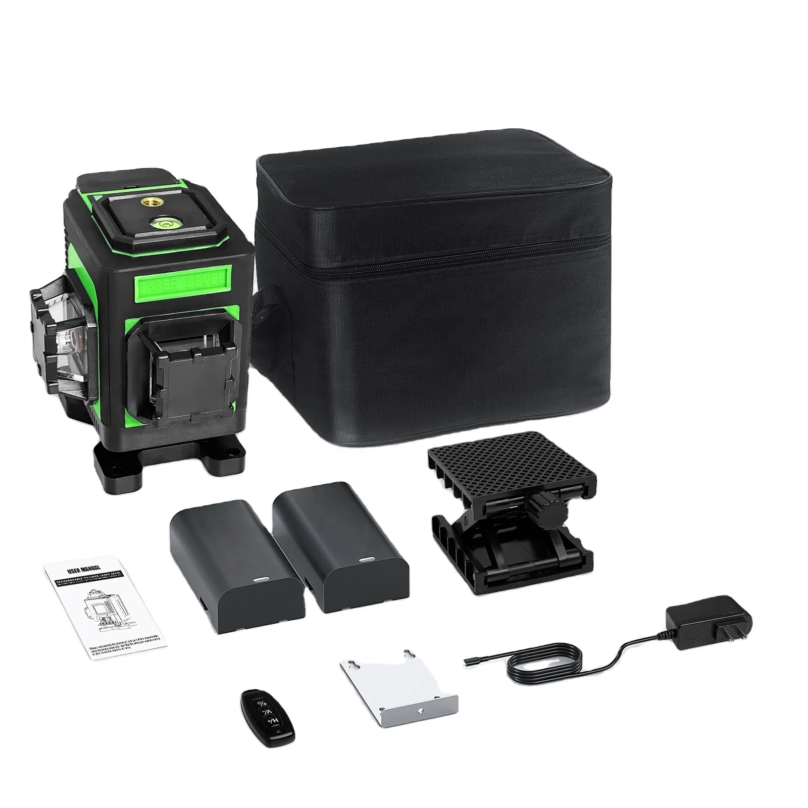 Professional Industrial 360 Degree Rotation Cross Line Laser Level 12 Wire Green Light Battery Powered Measuring Tool Pro
Professional Industrial 360 Degree Rotation Cross Line Laser Level 12 Wire Green Light Battery Powered Measuring Tool Pro