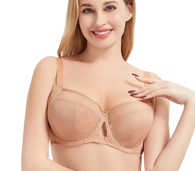 KUCLUT Minimizer Bra D-I Cup Full Coverage Anti Sagging Support, Big Bust Wireless Bra Sheer Mesh for Women Up to 100kg
KUCLUT Minimizer Bra D-I Cup Full Coverage Anti Sagging Support, Big Bust Wireless Bra Sheer Mesh for Women Up to 100kg