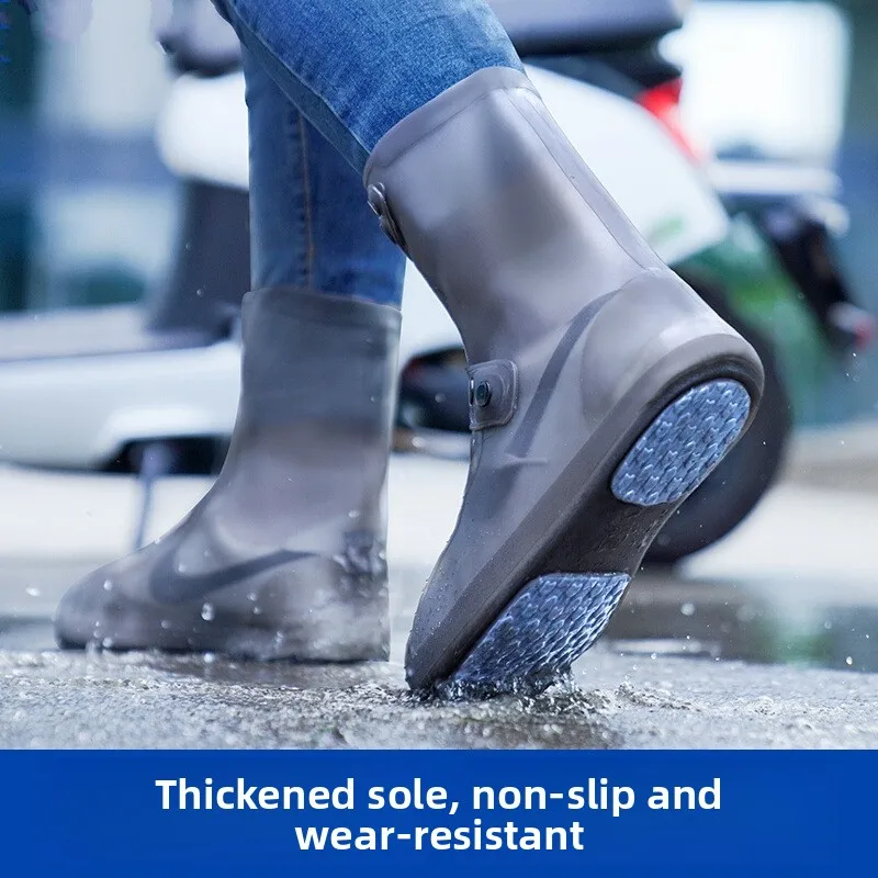 Мужские утолщенные нескользящие силиконовые чехлы для обуви от дождя, износостойкие, для улицы, осенне-зимние, водонепроницаемые, для резиновых сапог
Мужские утолщенные нескользящие силиконовые чехлы для обуви от дождя, износостойкие, для улицы, осенне-зимние, водонепроницаемые, для резиновых сапог
