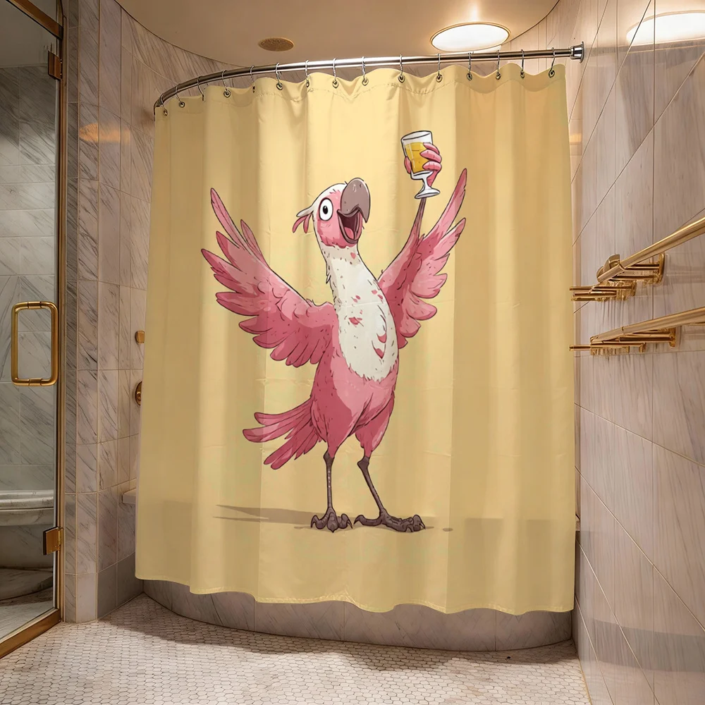 Funny Flamingo Shower Curtain Tropical Bathroom Decor Liner Waterproof Curtain 180x180cm Cartoon Novelty Gift
Funny Flamingo Shower Curtain Tropical Bathroom Decor Liner Waterproof Curtain 180x180cm Cartoon Novelty Gift
