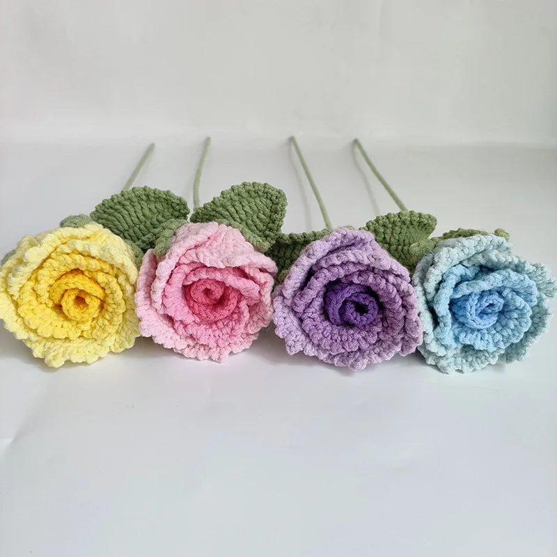 Handmade Artificial Rose Flower 5 PCS Simulation Rose Bouquet Valentine's Day Gift Floral Wedding Party DIY Home Decoration
Handmade Artificial Rose Flower 5 PCS Simulation Rose Bouquet Valentine's Day Gift Floral Wedding Party DIY Home Decoration