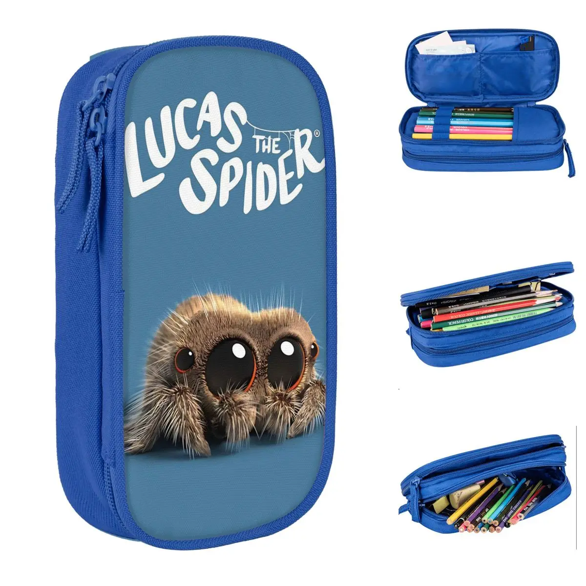 New Lucas The Spider Pencil Cases Cute Animals Pencilcases Pen Box for Student Large Storage Bag Students School Stationery
New Lucas The Spider Pencil Cases Cute Animals Pencilcases Pen Box for Student Large Storage Bag Students School Stationery