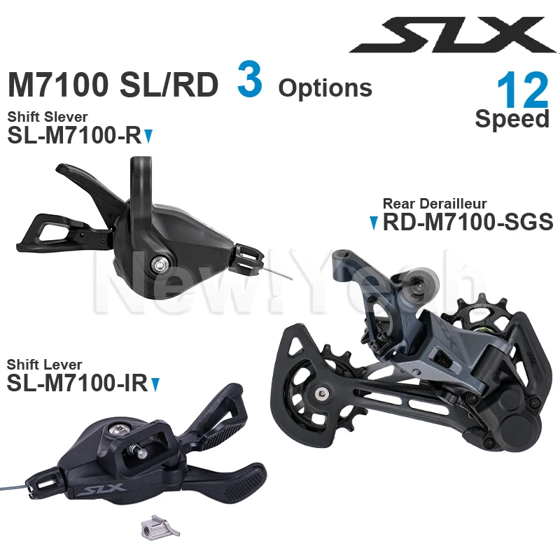 SHIMANO SLX M7100 Shifter SL-M7100-R SL-M7100-IR Rear Derailleur RD-M7100-SGS 1x12-speed Original parts
SHIMANO SLX M7100 Shifter SL-M7100-R SL-M7100-IR Rear Derailleur RD-M7100-SGS 1x12-speed Original parts