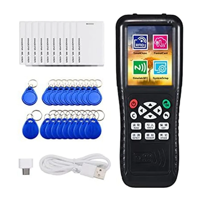 1 Set Black Rfid Duplicator Copier Writer Copier IC ID Reader Writer Decode Function
1 Set Black Rfid Duplicator Copier Writer Copier IC ID Reader Writer Decode Function