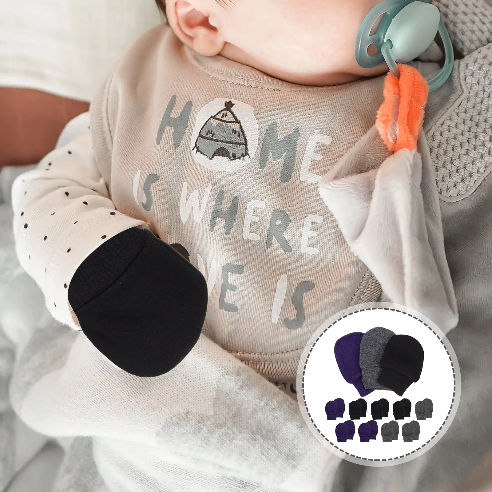 Anti-Scratch Baby Mittens Comfortable Cotton Infant Gloves Newborn Hand Protector No Scratch Soft Mittens for Babies
Anti-Scratch Baby Mittens Comfortable Cotton Infant Gloves Newborn Hand Protector No Scratch Soft Mittens for Babies