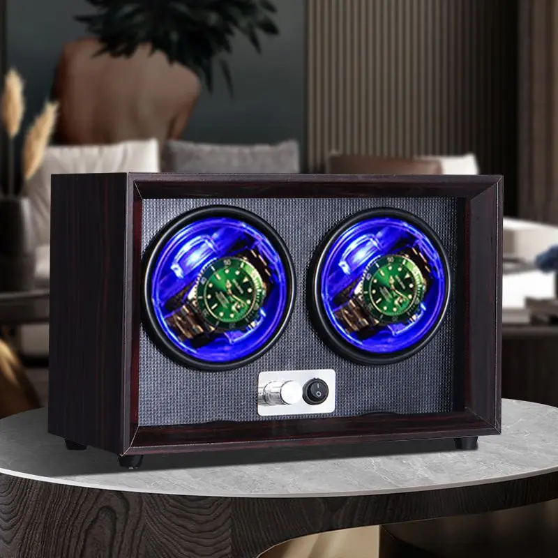 Automatic Watch Winder Mute Antimagnetic Winders Retro Fifth Gear Mechanical Watches Rotating Supplies Organizer Storage Box
Automatic Watch Winder Mute Antimagnetic Winders Retro Fifth Gear Mechanical Watches Rotating Supplies Organizer Storage Box