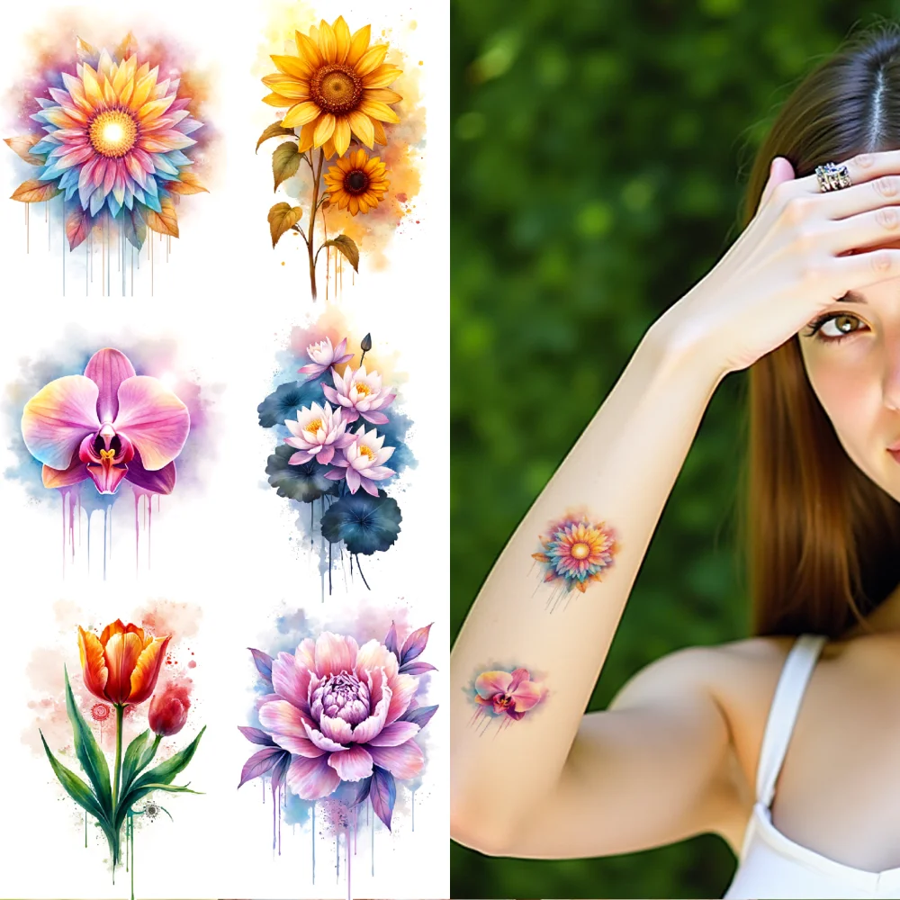 9pcs Temporary Tattoo Rose Design Temporary Tattoo Stickers Cherry Blossom Purple Blossoms Watercolor Butterfly And Flowers For
9pcs Temporary Tattoo Rose Design Temporary Tattoo Stickers Cherry Blossom Purple Blossoms Watercolor Butterfly And Flowers For