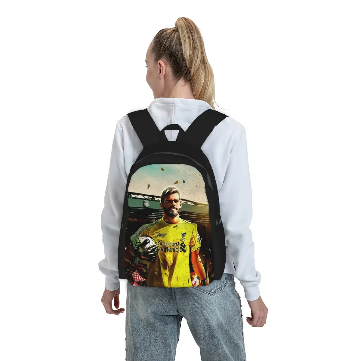 Alisson Becker Wallpaper Backpack Student BookBag Kids School Bag Computer Shoulder Bags for Men Women
Alisson Becker Wallpaper Backpack Student BookBag Kids School Bag Computer Shoulder Bags for Men Women