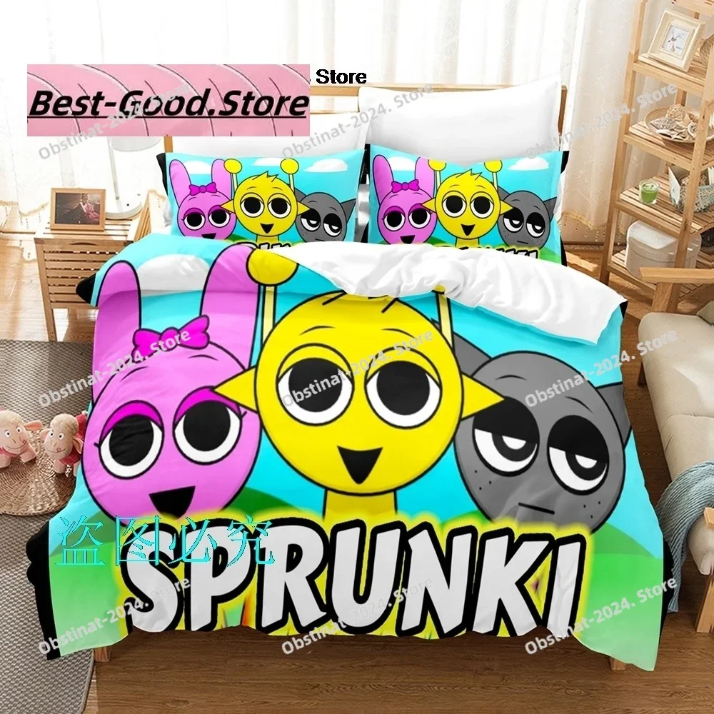 Sprunki Bedding Set Single Twin Full Queen King Size Bed Set Adult Kid Bedroom Duvetcover SetsSprunki Anime parure de lit Beds
Sprunki Bedding Set Single Twin Full Queen King Size Bed Set Adult Kid Bedroom Duvetcover SetsSprunki Anime parure de lit Beds