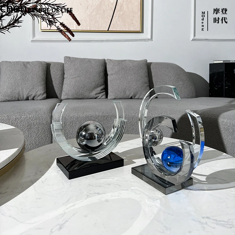 HTT Modern Times Simple Special-shaped Crystal Ornament Entrance Bedroom Living Room TV Cabinet Model Room Accessories
HTT Modern Times Simple Special-shaped Crystal Ornament Entrance Bedroom Living Room TV Cabinet Model Room Accessories