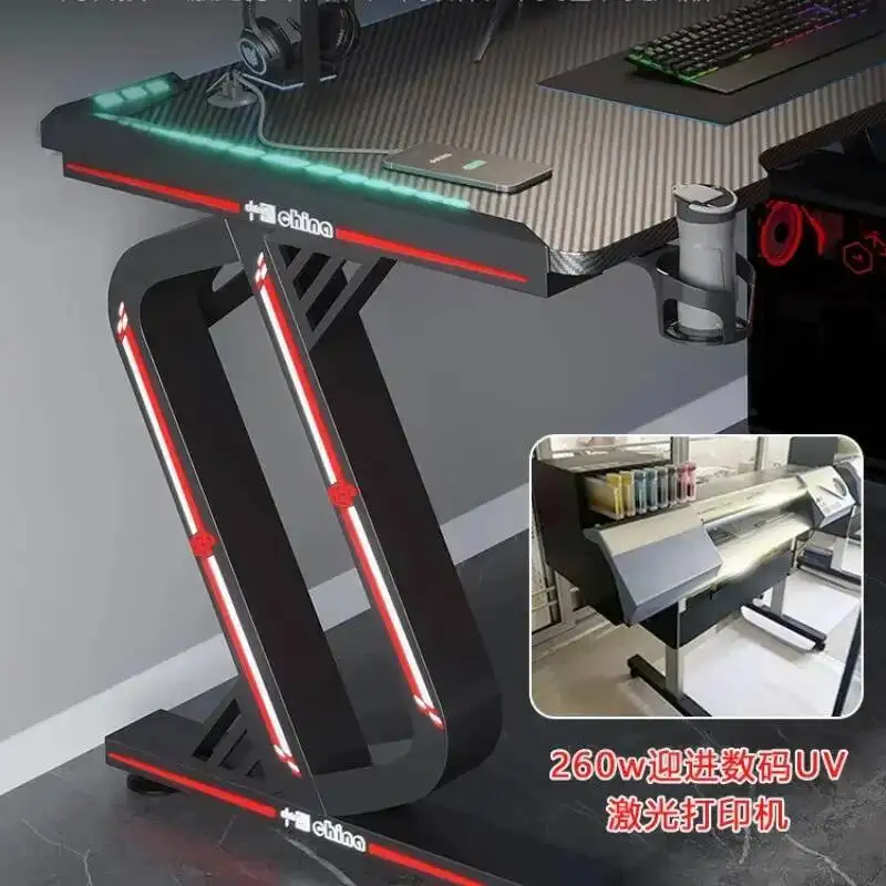 Modern Simple Office Desktop table Computer Desks Furniture Carbon Fiber Gaming Desk Home Bedroom Student Writing Desk Game Desk 
Modern Simple Office Desktop table Computer Desks Furniture Carbon Fiber Gaming Desk Home Bedroom Student Writing Desk Game Desk