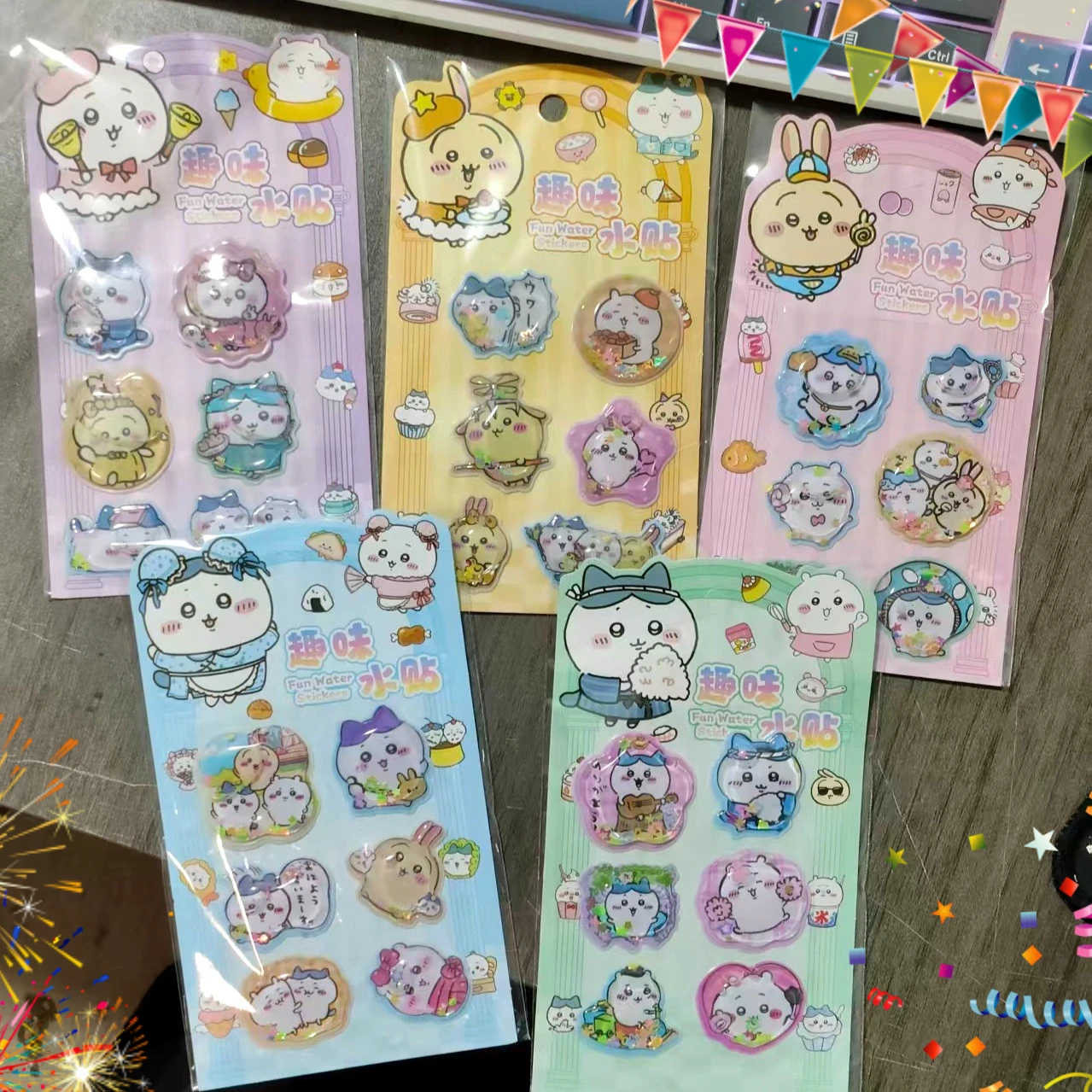 Chiikawa Rhythmical Water Sticker 3D Cartoon Character Water Pouring Rhythm Toy Standee Sticker Art DIY Decoration in Stock Gift
Chiikawa Rhythmical Water Sticker 3D Cartoon Character Water Pouring Rhythm Toy Standee Sticker Art DIY Decoration in Stock Gift