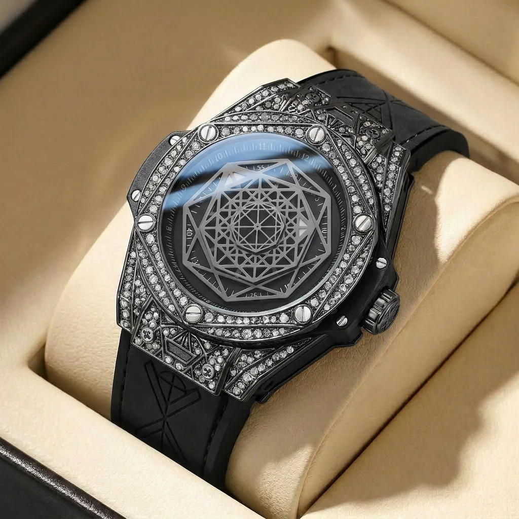 1pcs Men's black dial leather strap vintage fashion classic fashion details Quartz Watch for business party holiday
1pcs Men's black dial leather strap vintage fashion classic fashion details Quartz Watch for business party holiday