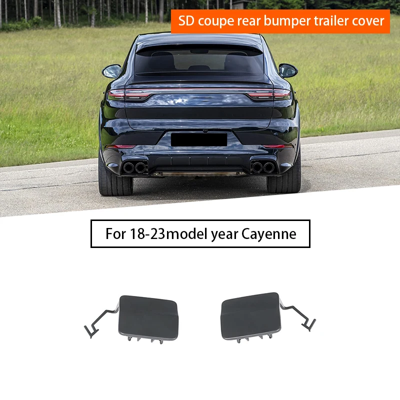 Car rear bumper trailer cover. Suitable for Porsche Cayenne Coupe SD/GTS 2018-2023 9Y3807499FG2X 9Y3807500FG2X
Car rear bumper trailer cover. Suitable for Porsche Cayenne Coupe SD/GTS 2018-2023 9Y3807499FG2X 9Y3807500FG2X