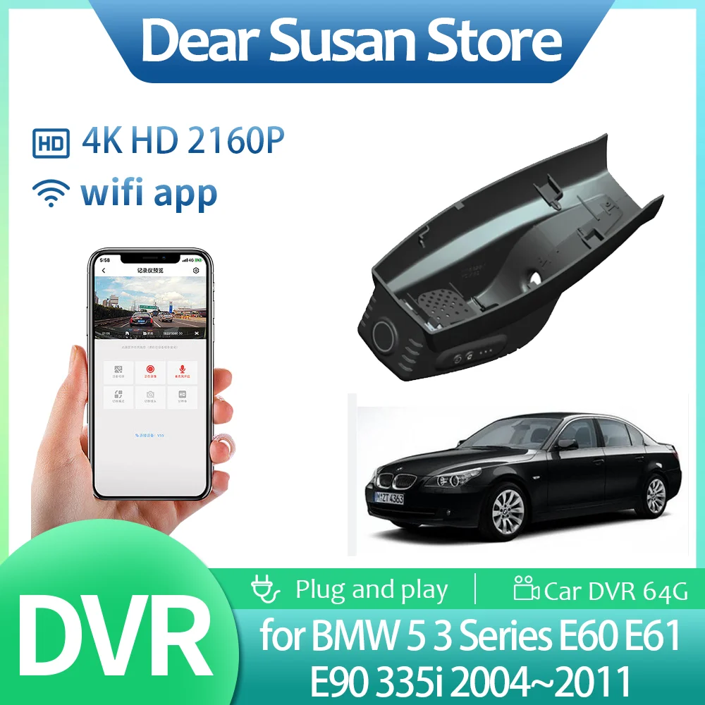 Автомобильный видеорегистратор для BMW 5, 3 серии, E60, E61, 550i, 535d, E90, 335i, 2004 ~ 2011, видеорегистратор для вождения, Передняя камера с функцией ночного видения
Автомобильный видеорегистратор для BMW 5, 3 серии, E60, E61, 550i, 535d, E90, 335i, 2004 ~ 2011, видеорегистратор для вождения, Передняя камера с функцией ночного видения