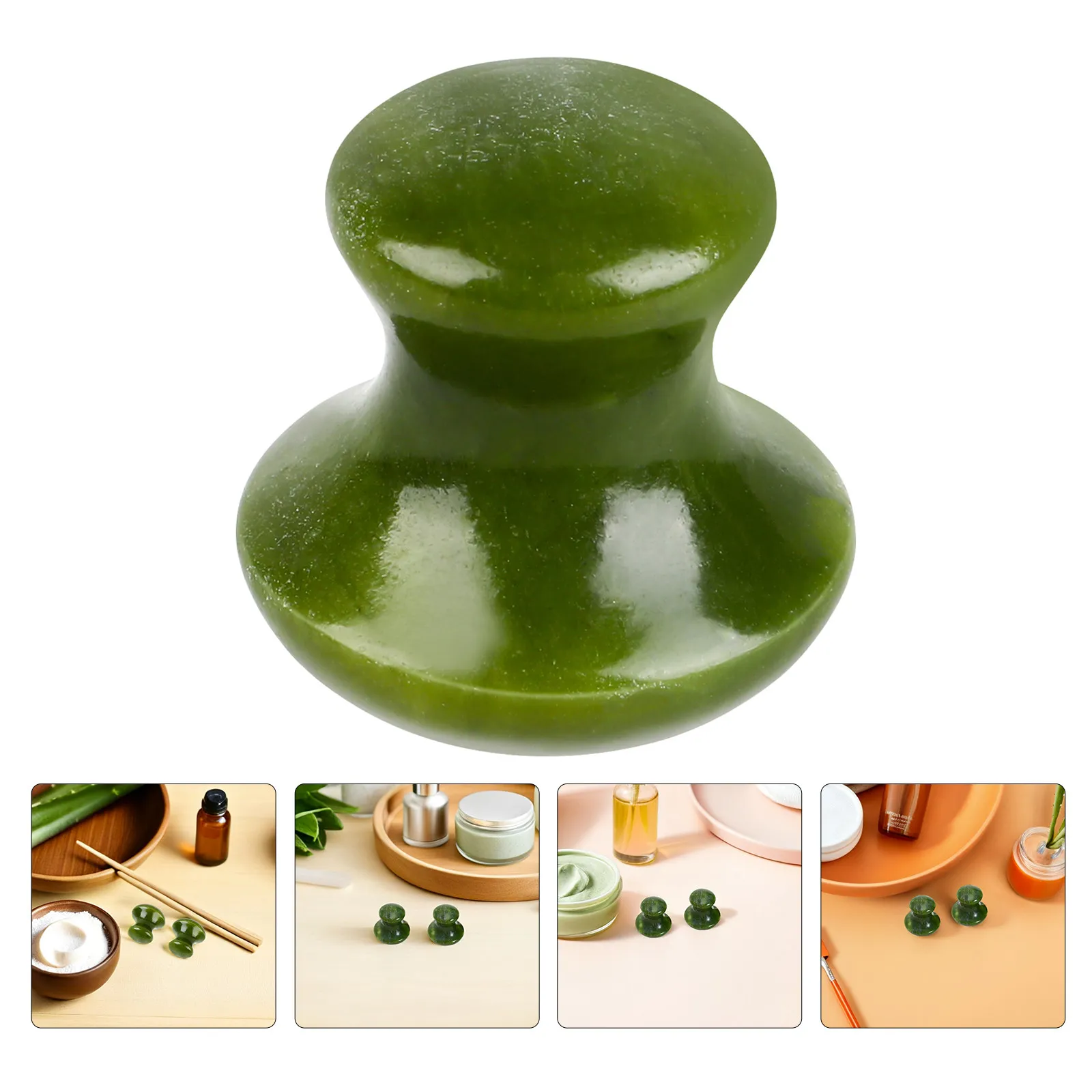 4Pcs Mushroom Shape Jade Gua Sha Stones Face Massager Tool Facial Care Home Spa Muscle Scraper Massage Stone for Firm Skin
4Pcs Mushroom Shape Jade Gua Sha Stones Face Massager Tool Facial Care Home Spa Muscle Scraper Massage Stone for Firm Skin