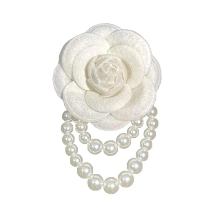 Vintage Flower Pearl Tassel Brooch Pins for Women Trendy Camellia Pearl Hair Pins Christmas Pins Dainty Shawl Brooches Bracelet
Vintage Flower Pearl Tassel Brooch Pins for Women Trendy Camellia Pearl Hair Pins Christmas Pins Dainty Shawl Brooches Bracelet