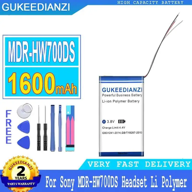 Аккумулятор GUKEEDIANZI 1600 мАч для гарнитуры Sony MDR-HW700DS, литий-полимерный аккумулятор большой мощности
Аккумулятор GUKEEDIANZI 1600 мАч для гарнитуры Sony MDR-HW700DS, литий-полимерный аккумулятор большой мощности