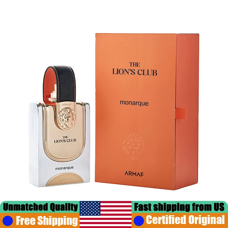 Armaf Lion's Club Monarque EDP 3.4 Oz Original Arab Perfumes 100 ML Natural Lasting Oriental Vanilla Pheromones Cologne for Men
Armaf Lion's Club Monarque EDP 3.4 Oz Original Arab Perfumes 100 ML Natural Lasting Oriental Vanilla Pheromones Cologne for Men