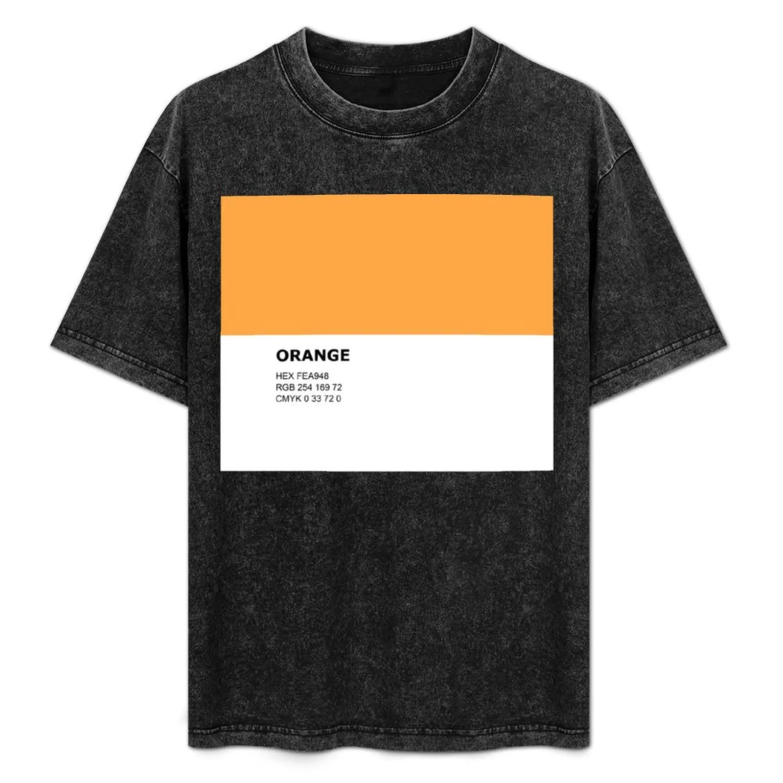 Orange - Romantic Orange - Color Pantone Colour Design T-Shirt Large Size Short Sleeve T-Shirt
Orange - Romantic Orange - Color Pantone Colour Design T-Shirt Large Size Short Sleeve T-Shirt