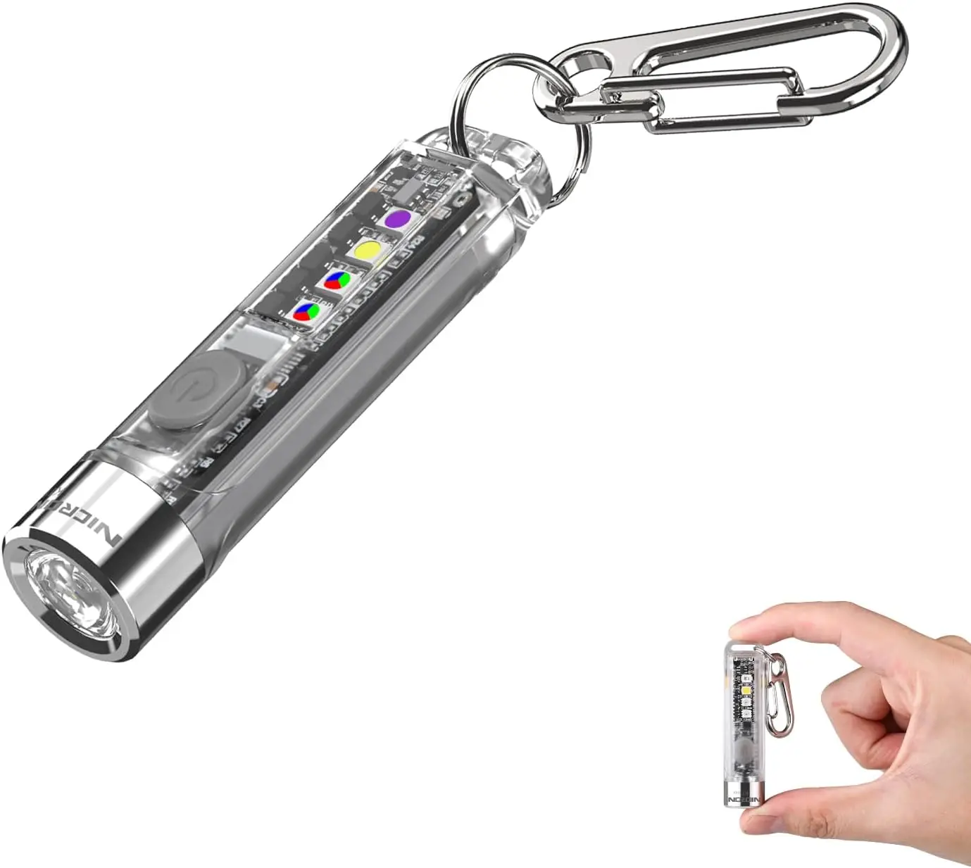 400 Lumen Rechargeable Keychain Flashlight, 4 Side Lights, IPX4 Mini EDC for Camping Outdoors Emergency Daily Use
400 Lumen Rechargeable Keychain Flashlight, 4 Side Lights, IPX4 Mini EDC for Camping Outdoors Emergency Daily Use
