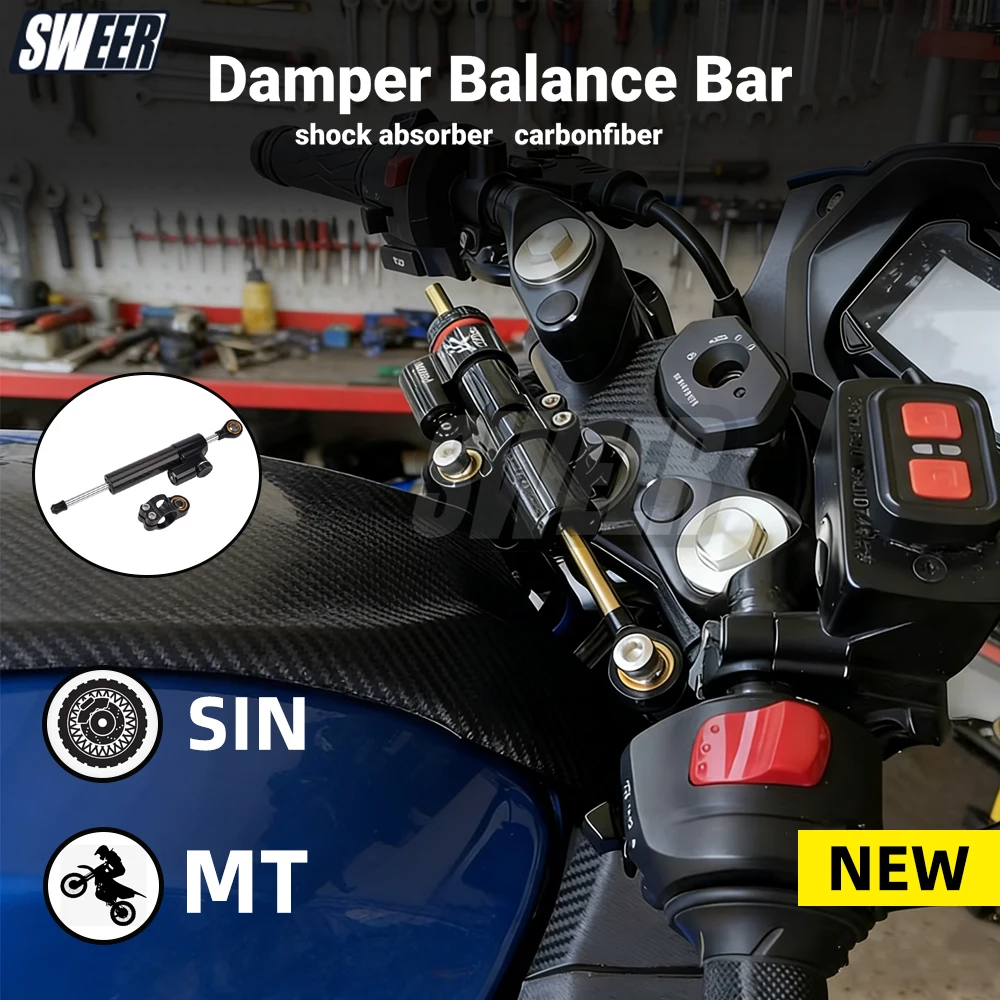 SWEER Мотоцикл расширенная версия демпфера из углеродного волокна балансир направленный стабилизатор регулируемая титановая линейка амортизатор
SWEER Мотоцикл расширенная версия демпфера из углеродного волокна балансир направленный стабилизатор регулируемая титановая линейка амортизатор