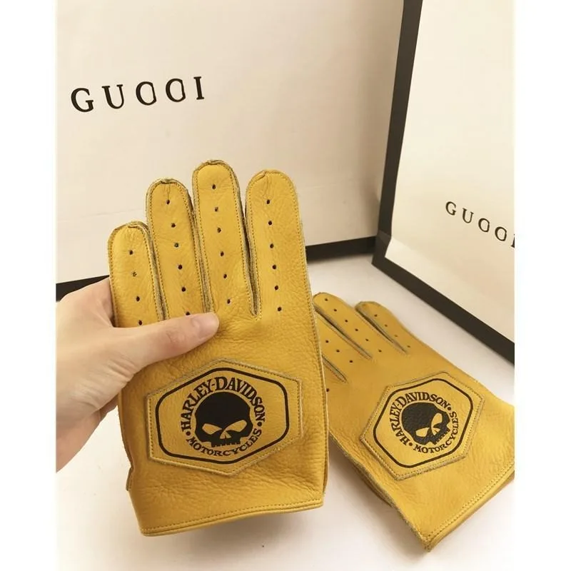 M Size 2pc For Harley Davidson Retro PU Leather Motorcycle Gloves Outdoor Riding Full-finger Racing Gear Non-slip Wear-resistant
M Size 2pc For Harley Davidson Retro PU Leather Motorcycle Gloves Outdoor Riding Full-finger Racing Gear Non-slip Wear-resistant
