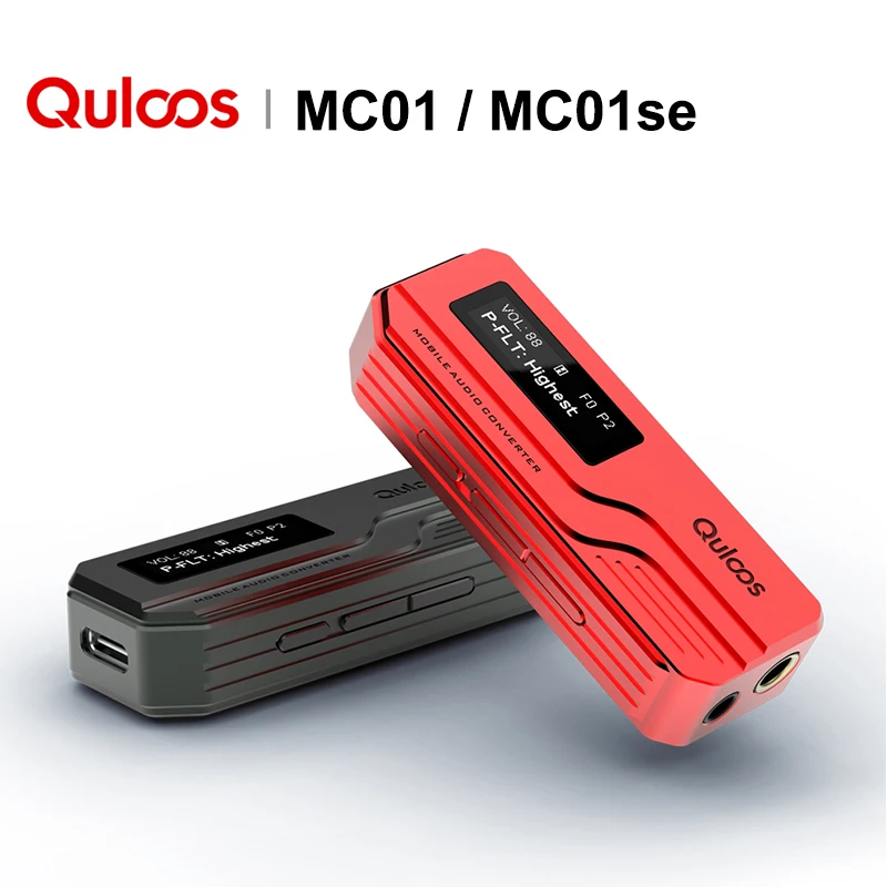 QULOOS QLS MC01 MC01se Mini Portable USB DAC AMP Type-C to 3.5/4.4mm Dual CS43131 chips Headphone Amplifier PCM384 DSD256
QULOOS QLS MC01 MC01se Mini Portable USB DAC AMP Type-C to 3.5/4.4mm Dual CS43131 chips Headphone Amplifier PCM384 DSD256