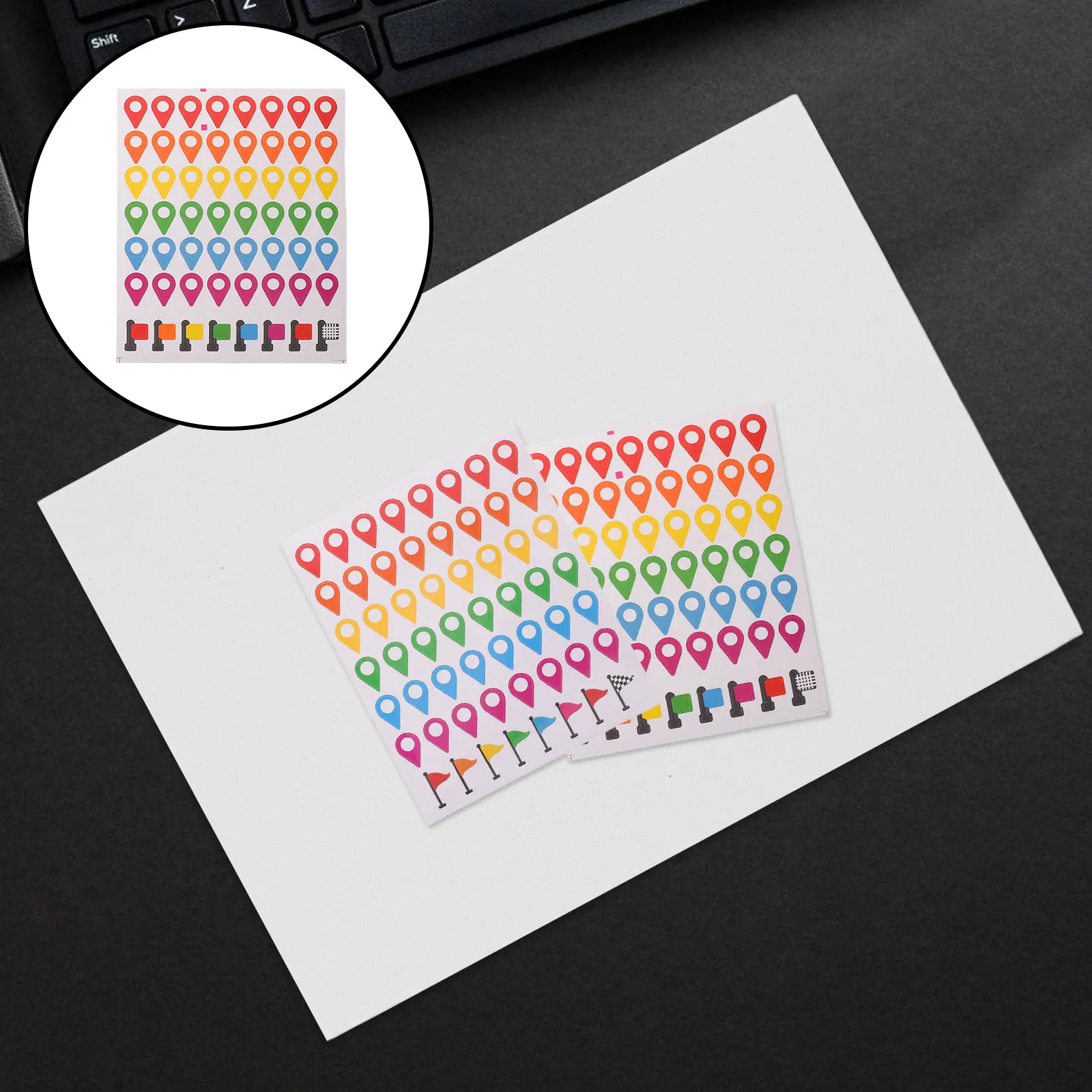 12 Sheets Removable Color-Coded Map Location Stickers Bright Round Dot Labels for Maps Classroom Activities
12 Sheets Removable Color-Coded Map Location Stickers Bright Round Dot Labels for Maps Classroom Activities