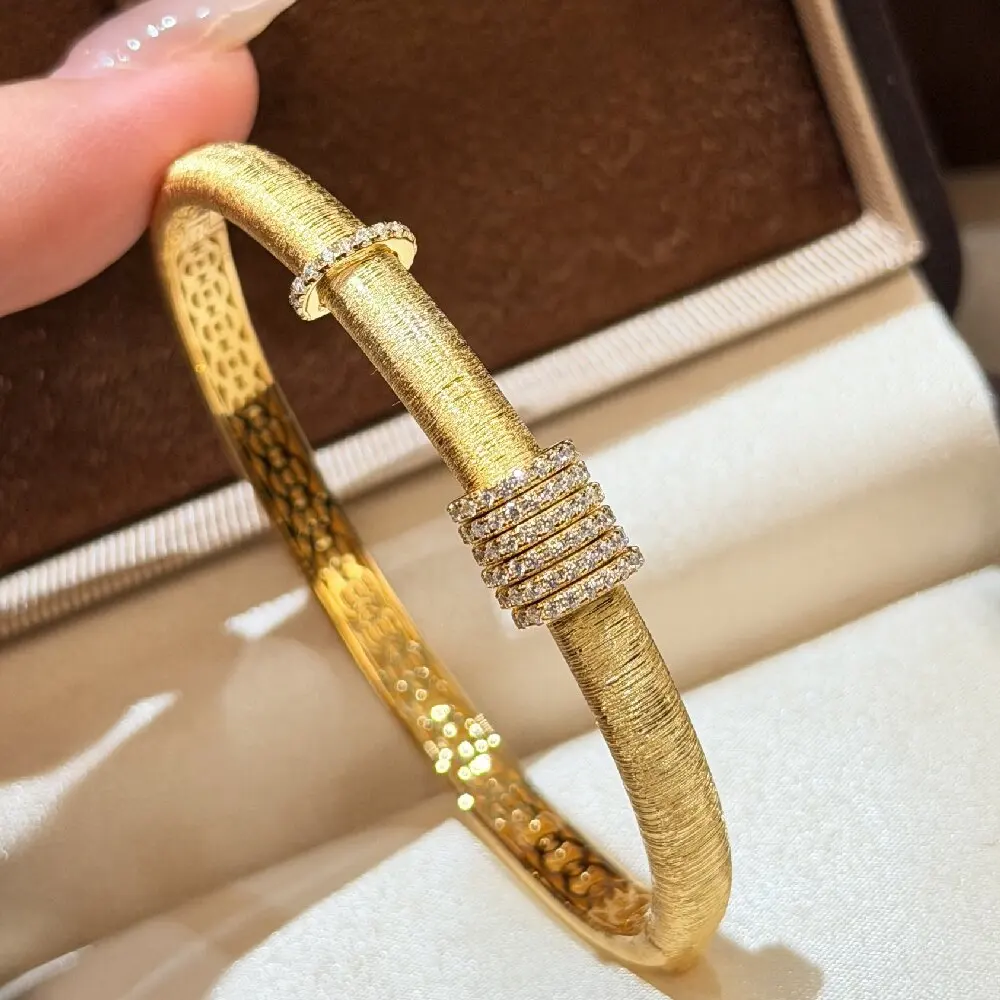 KQDANCE 925 Sterling Silver Italy Craft Luxury Vintage Handmade Brushed Bracelet Fine Gold Silver Colors Bangle
KQDANCE 925 Sterling Silver Italy Craft Luxury Vintage Handmade Brushed Bracelet Fine Gold Silver Colors Bangle