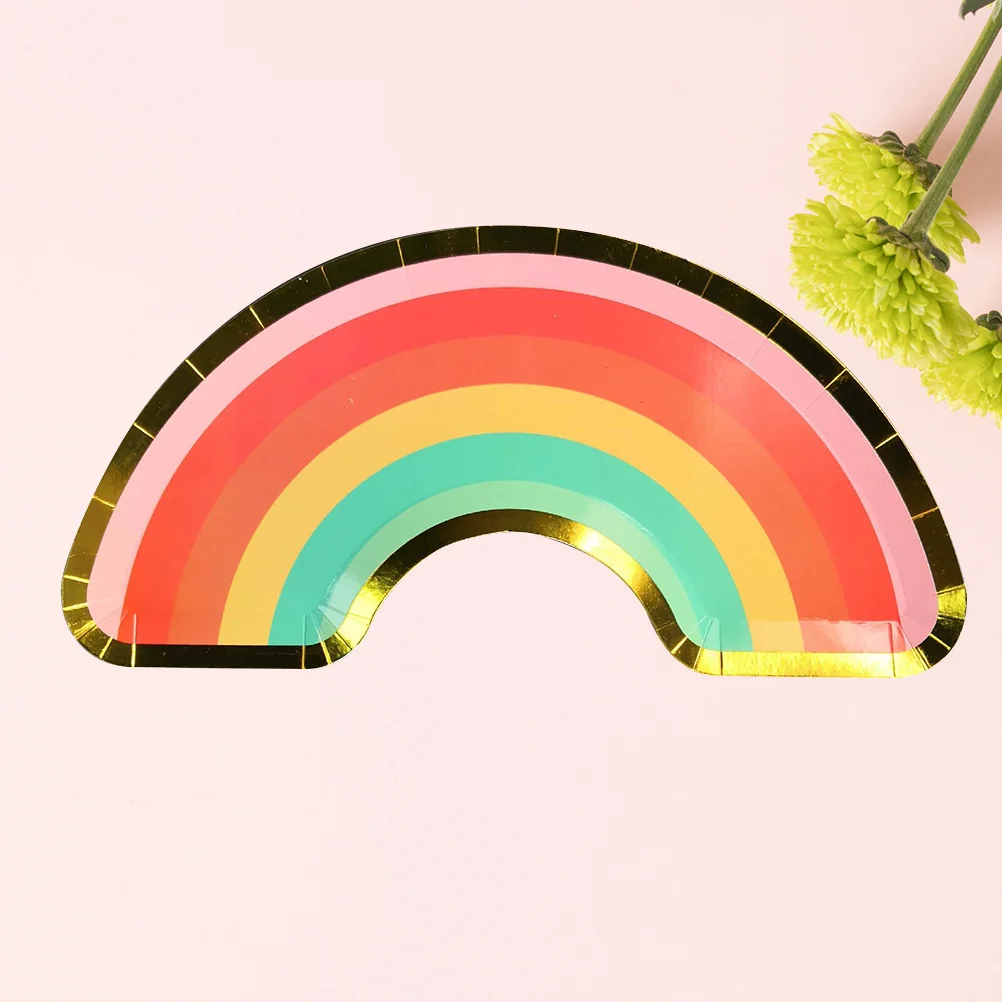 16Pcs Rainbow Paper Plates Eco Friendly Disposable Party Plates for Birthday Wedding Dessert Cake Paper Cake Plate
16Pcs Rainbow Paper Plates Eco Friendly Disposable Party Plates for Birthday Wedding Dessert Cake Paper Cake Plate