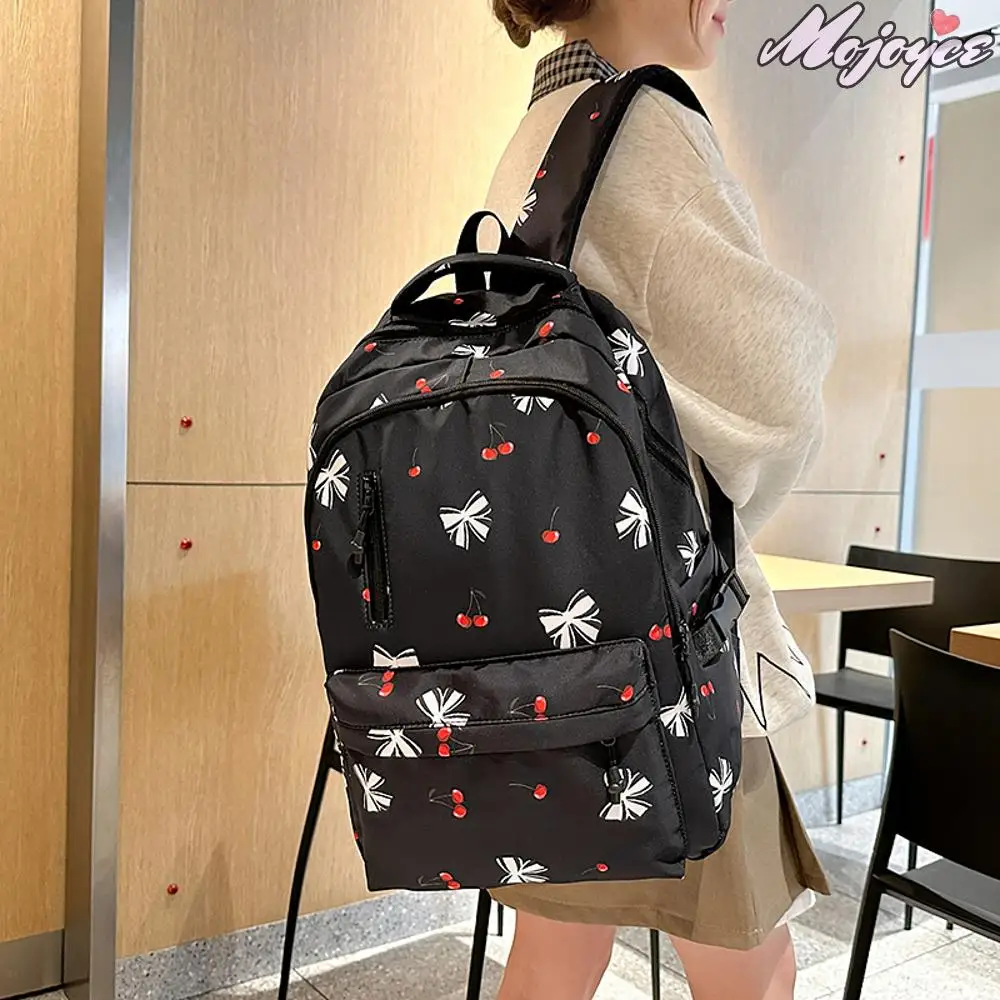 Cute Cherry Backpack Floral Print Student School Book Bags Large Capacity Laptop Bag Ins Casual Daypack Travel Computer Rucksack
Cute Cherry Backpack Floral Print Student School Book Bags Large Capacity Laptop Bag Ins Casual Daypack Travel Computer Rucksack