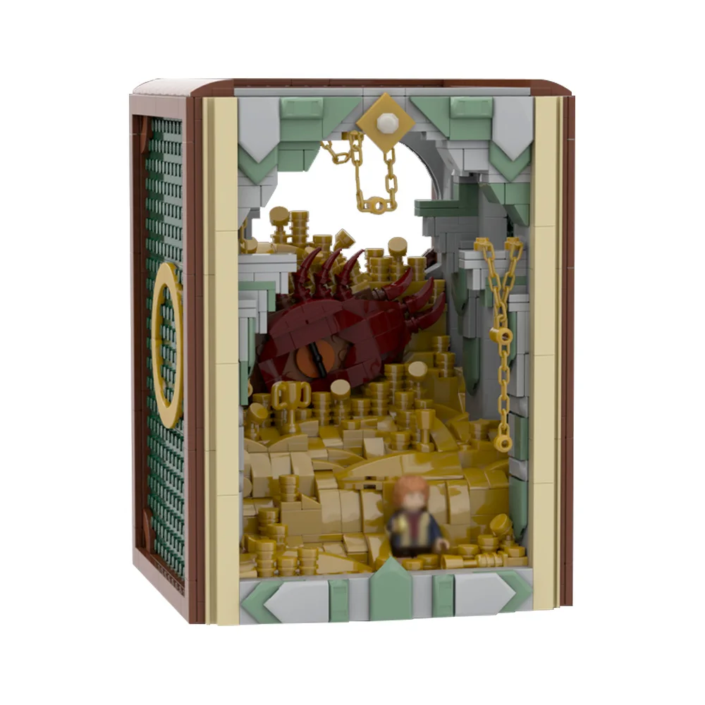 Gobricks MOC Rings Movie MOC-222251 Book Nook - Smaug Building Block Bricks Model Toys Gfit
Gobricks MOC Rings Movie MOC-222251 Book Nook - Smaug Building Block Bricks Model Toys Gfit