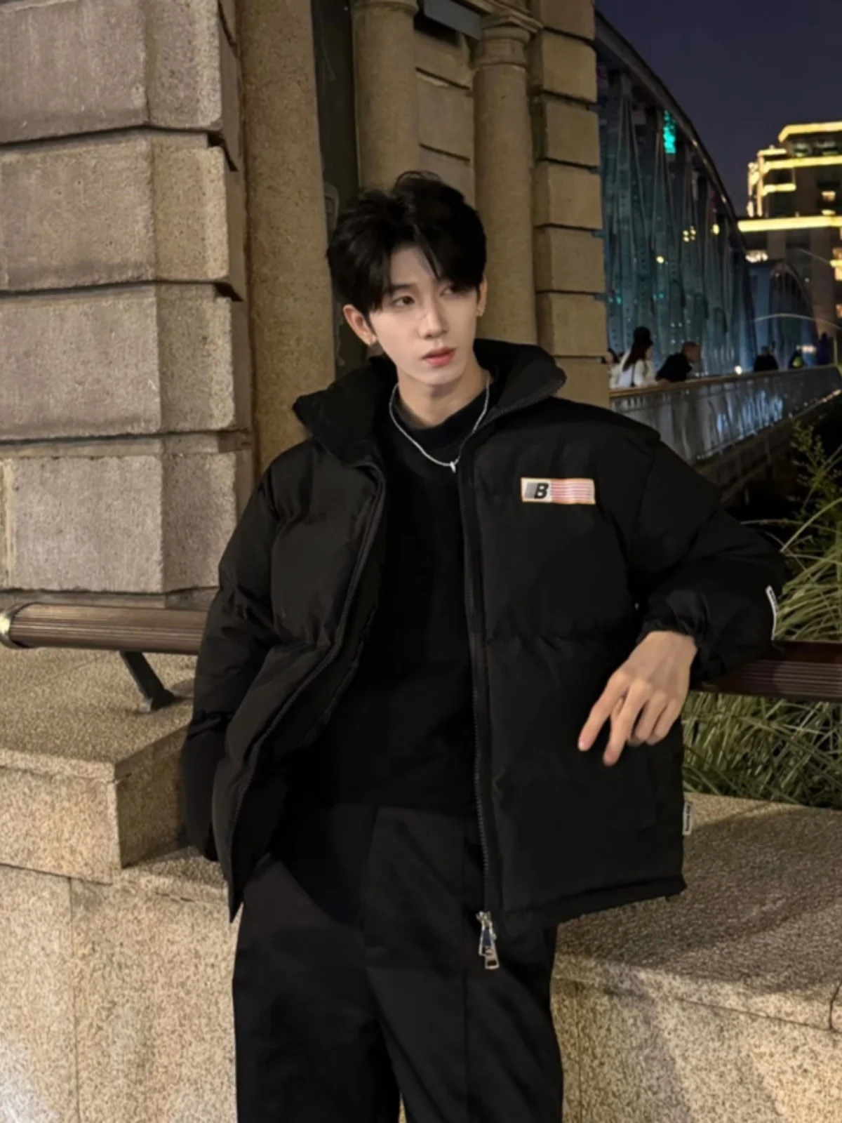 Мужская утепленная зимняя куртка Cleanfit из хлопка, черная, теплая, с воротником-стойкой, свободного кроя, для подростков
Мужская утепленная зимняя куртка Cleanfit из хлопка, черная, теплая, с воротником-стойкой, свободного кроя, для подростков