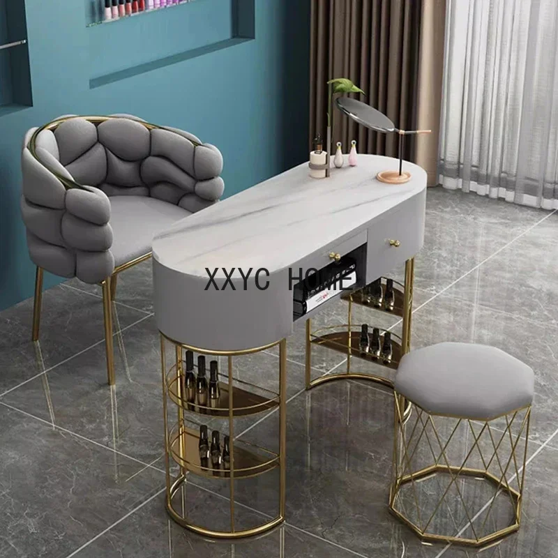 Makeup Women Nail Table Women Designer Professional Manicure Table Living Room Simple Mesa manicura Nails Furniture
Makeup Women Nail Table Women Designer Professional Manicure Table Living Room Simple Mesa manicura Nails Furniture