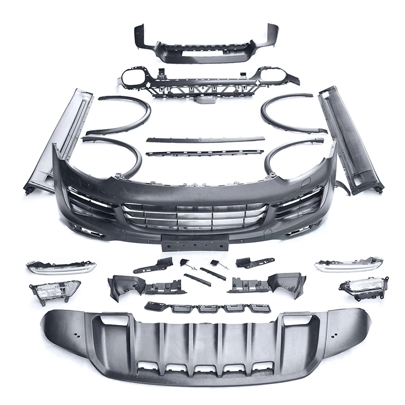 Front Bumper Assembly For Porsche Cayenne 2015 2017 Turbo Style GTS Package With LED Daytime Running Lights
Front Bumper Assembly For Porsche Cayenne 2015 2017 Turbo Style GTS Package With LED Daytime Running Lights