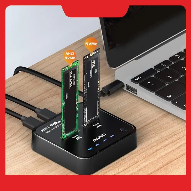 Корпус для твердотельного накопителя MAIWO с двумя отсеками M.2 NVME USB 3.0 Type-C, 20 Гбит/с Gen2x, внешняя док-станция для жесткого диска с функцией клонирования, вилка стандарта США
Корпус для твердотельного накопителя MAIWO с двумя отсеками M.2 NVME USB 3.0 Type-C, 20 Гбит/с Gen2x, внешняя док-станция для жесткого диска с функцией клонирования, вилка стандарта США