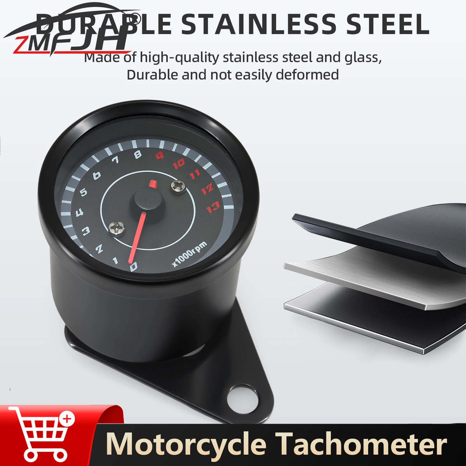 Универсальный мотоциклетный тахометр со светодиодной подсветкой, 12 В, тахометр 0 ~ 13000 об/мин, светодиодный электронный тахометр, аксессуары для мотоциклов
Универсальный мотоциклетный тахометр со светодиодной подсветкой, 12 В, тахометр 0 ~ 13000 об/мин, светодиодный электронный тахометр, аксессуары для мотоциклов