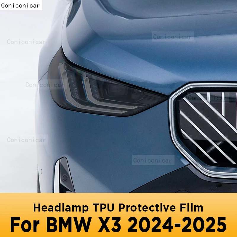 For BMW X3 2024 2025 Car Headlight Tint Smoke Black Protective Film Vinyl Protection Transparent TPU Sticker Accessories
For BMW X3 2024 2025 Car Headlight Tint Smoke Black Protective Film Vinyl Protection Transparent TPU Sticker Accessories
