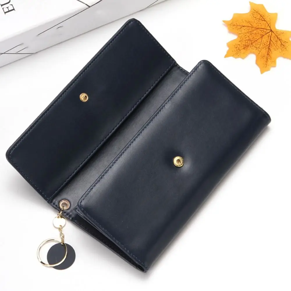Portable Leather Long Wallet Multi-layer Solid Color Women Tri-fold Wallet Large Capacity Multifunctional PU Card Holder Daily
Portable Leather Long Wallet Multi-layer Solid Color Women Tri-fold Wallet Large Capacity Multifunctional PU Card Holder Daily