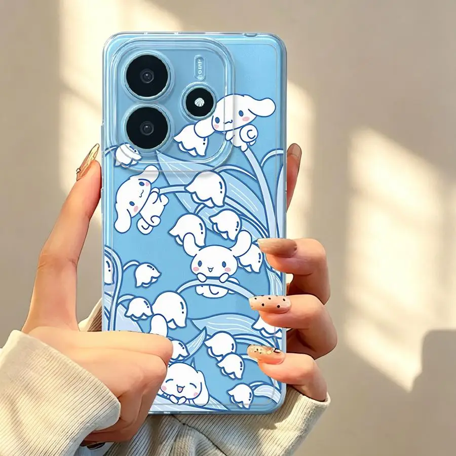 Case for Xiaomi Redmi Note 15 12 11S 13C 10S 11 9 10 14C Note 13 14 Pro Plus 12S A4 Soft Phone Cover Cute Sanrio Cinnamoroll
Case for Xiaomi Redmi Note 15 12 11S 13C 10S 11 9 10 14C Note 13 14 Pro Plus 12S A4 Soft Phone Cover Cute Sanrio Cinnamoroll